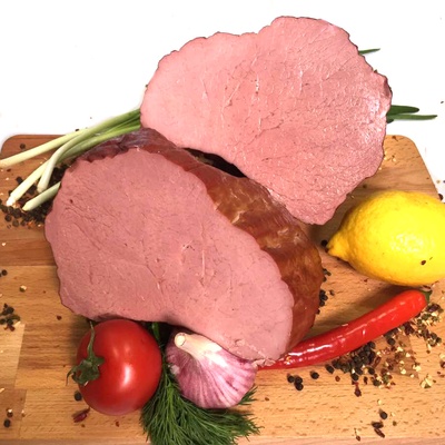 Способ приготовления копчено-вареного продукта "Конина и жеребятина Мегежекская"